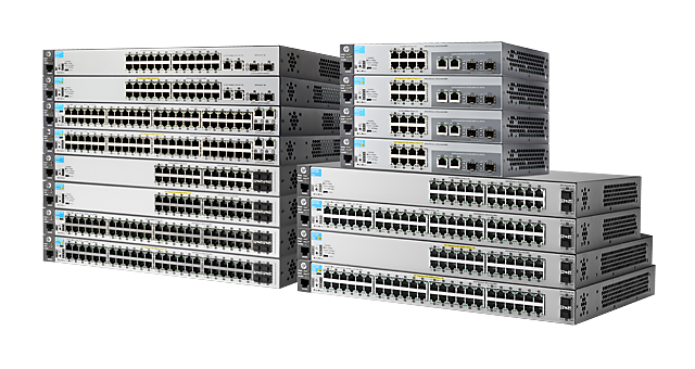 HP Networking Switches PoE+ Capa 2 Ethernet 8, 24 y 48 Puertos Gigabit HP 2530 Series